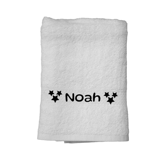 Handdoek met naam borduring