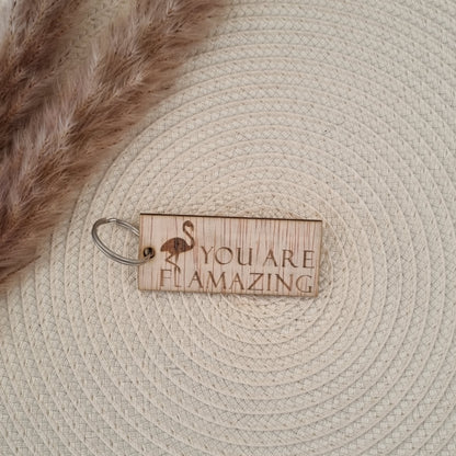Sleutelhanger quote - You're flamazing