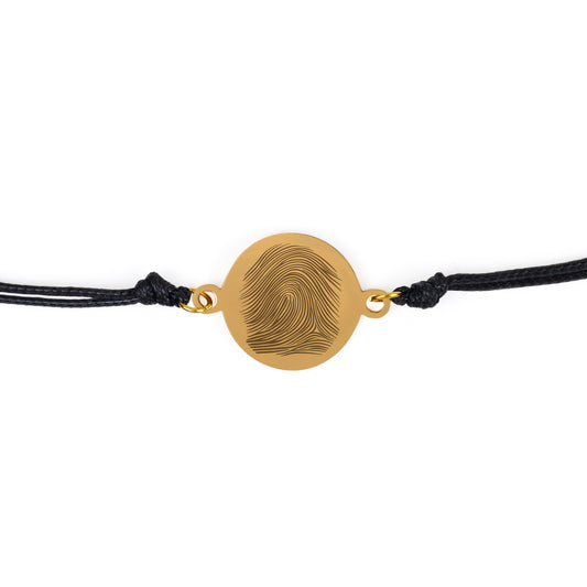 Armband Charlotte goud - Vingerafdruk