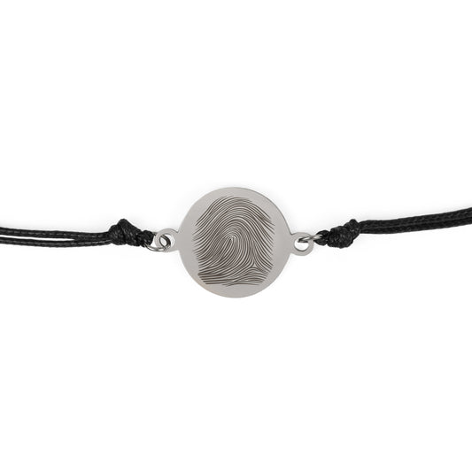 Armband Charlotte zilver - Vingerafdruk