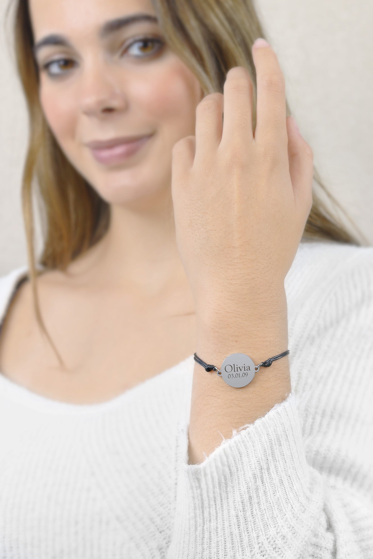 Armband Charlotte - Naam + Datum