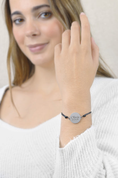 Armband Charlotte - Naam + Datum