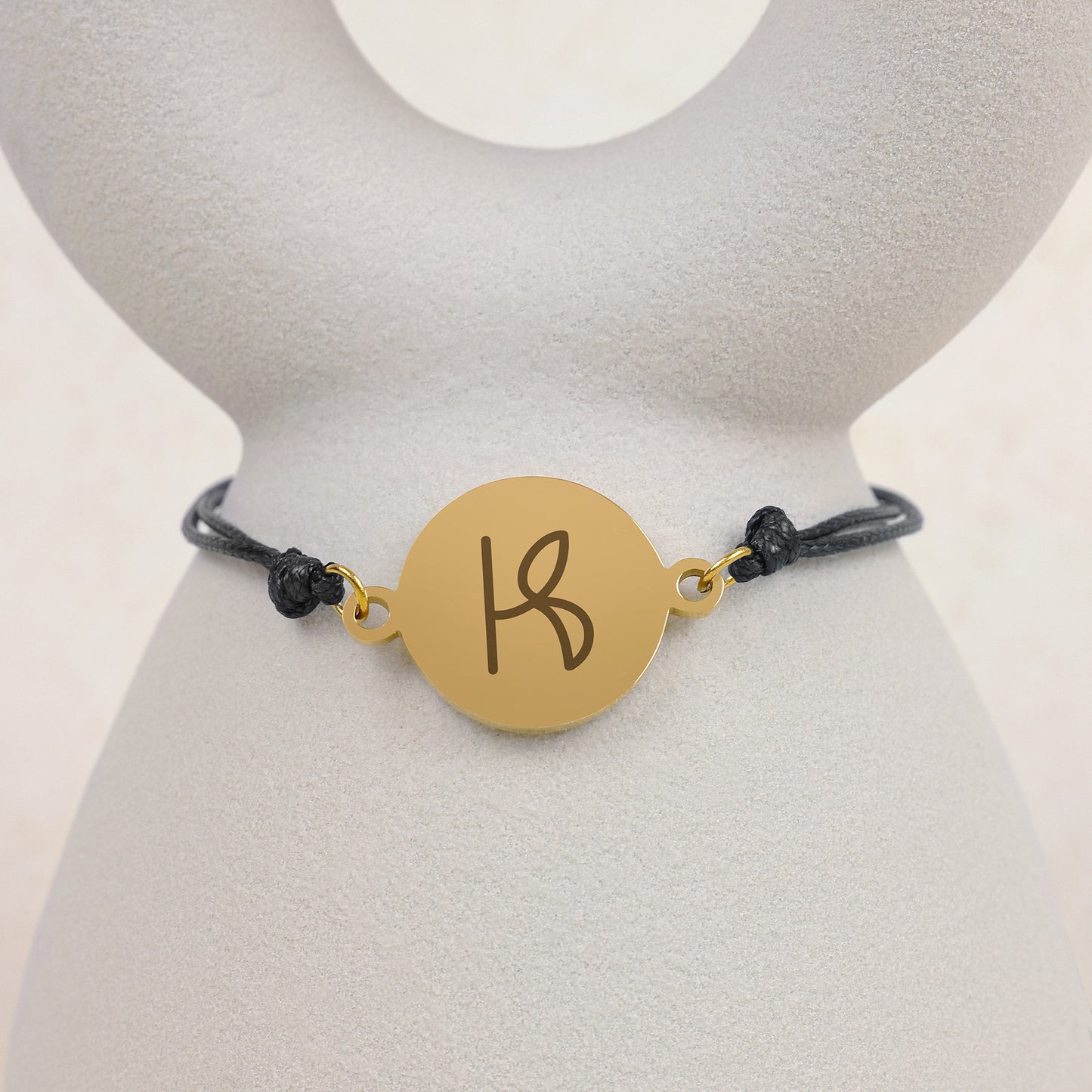 Armband Charlotte - Naamlogo Koppel