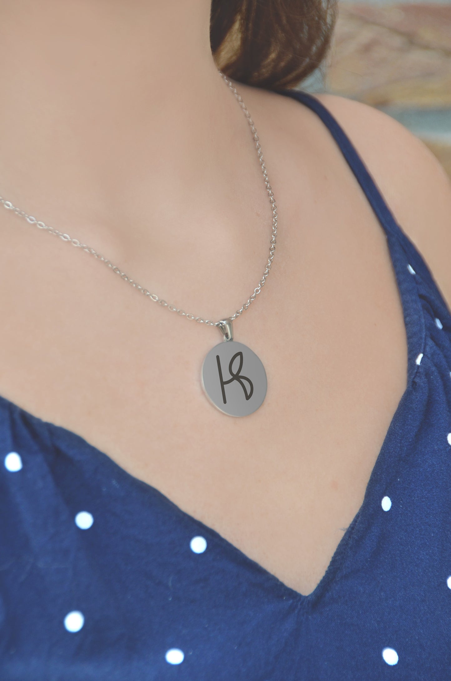 Ketting Mila - Naamlogo Koppel