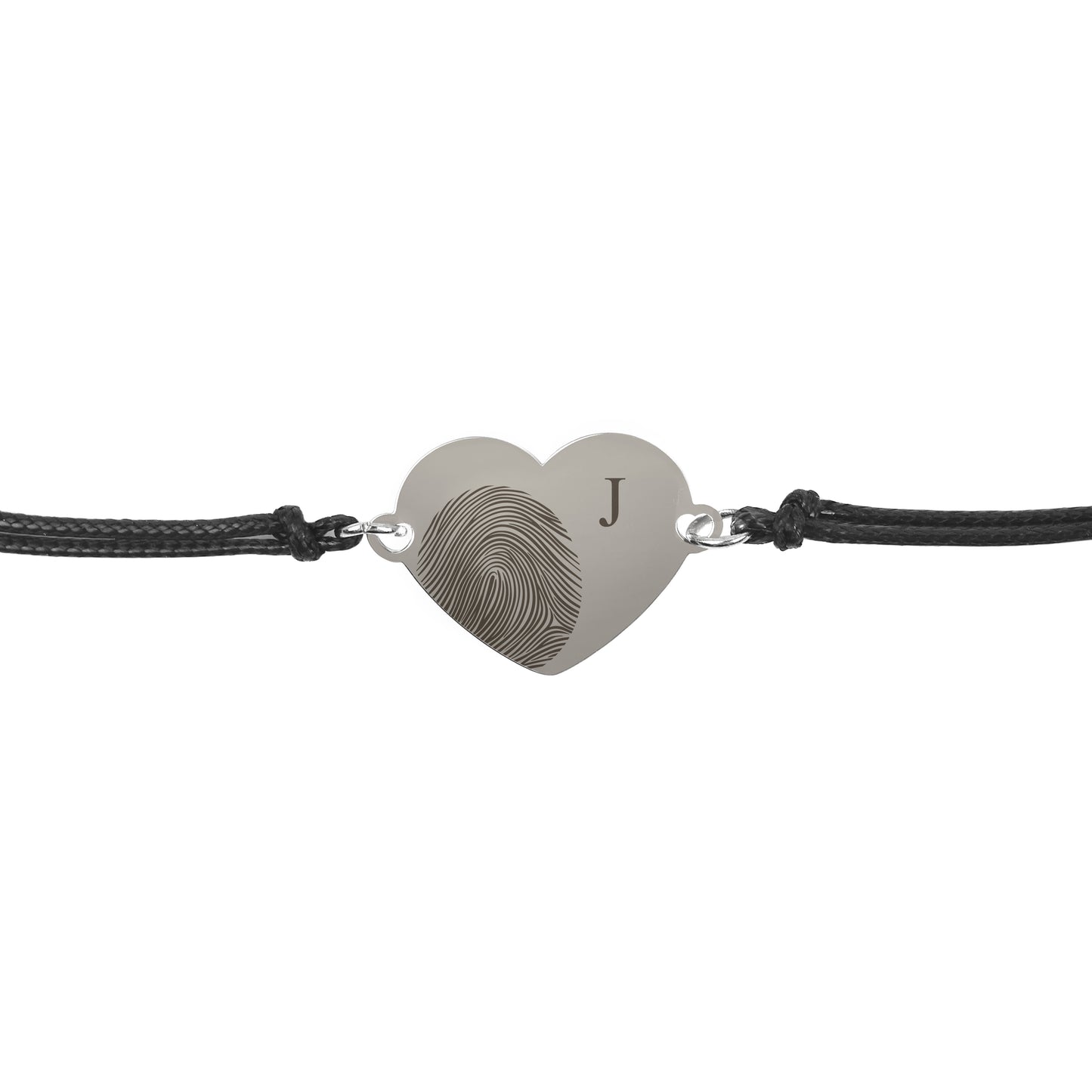 Armband Claire zilver - Vingerafdruk