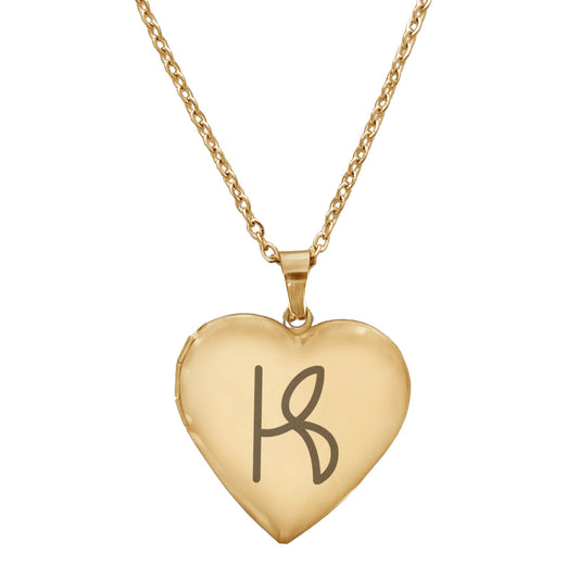 Medaillon Ketting Céleste - Naamlogo Koppel