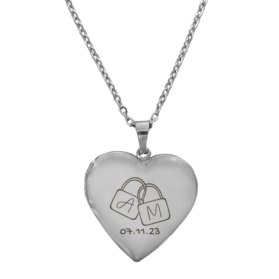 Medaillon Ketting Céleste - Locked in Love