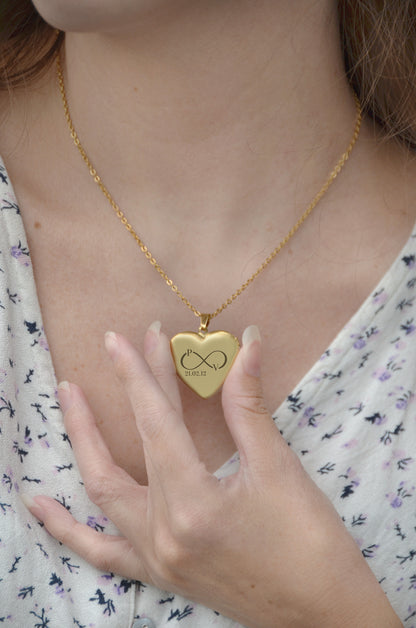 Medaillon Ketting Céleste - Infinity Love