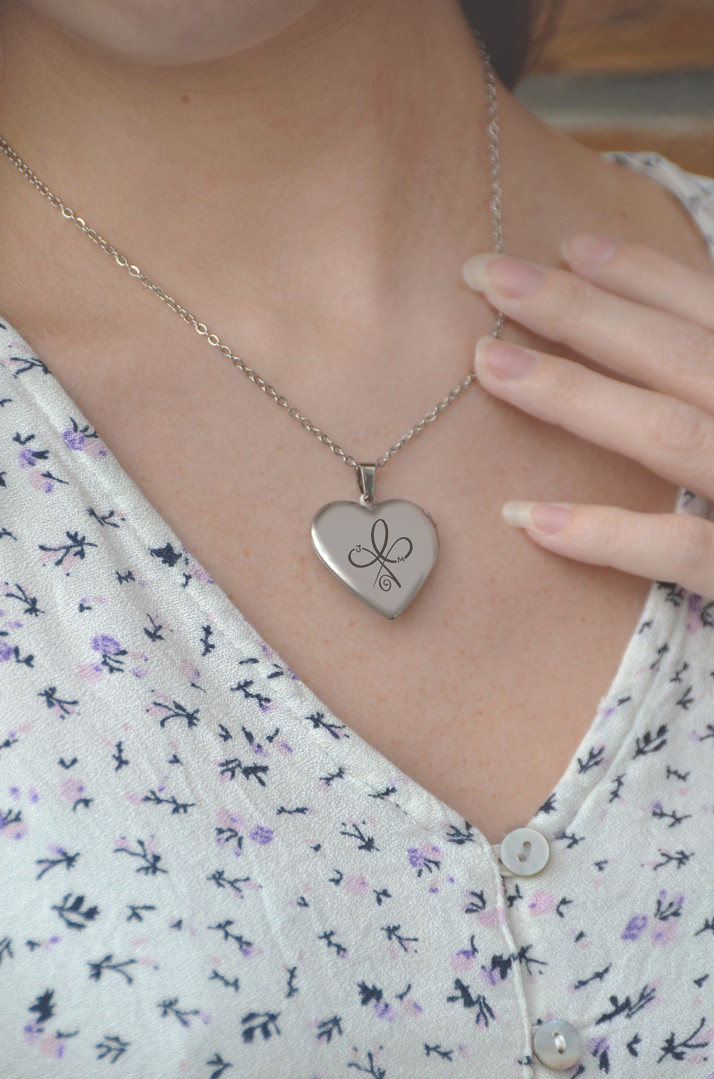 Medaillon Ketting Céleste - Unconditional Love