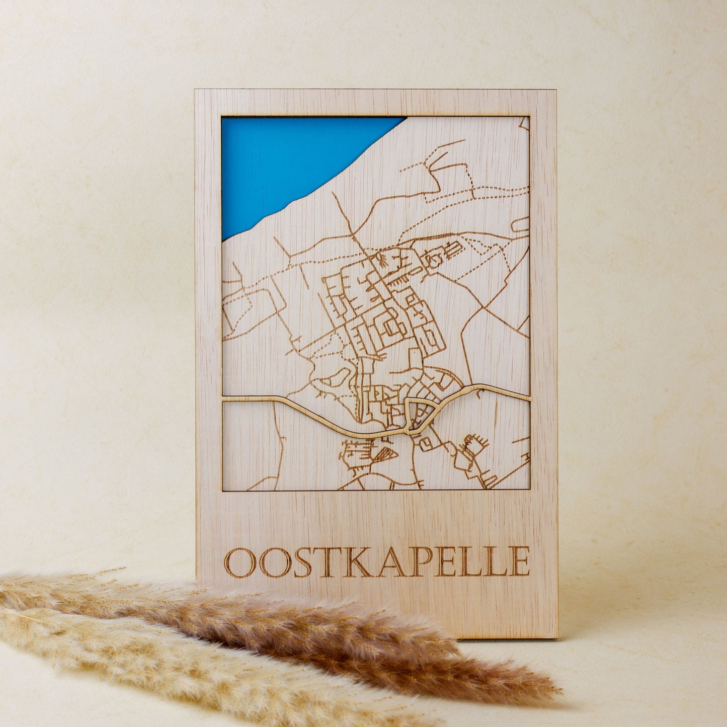 Houten stadsplattegrond - Custom