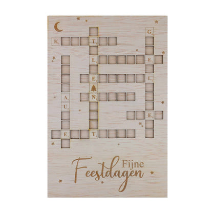 Scrabble puzzel - Feestdagen