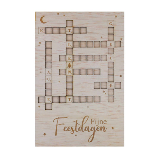 Scrabble puzzel - Feestdagen